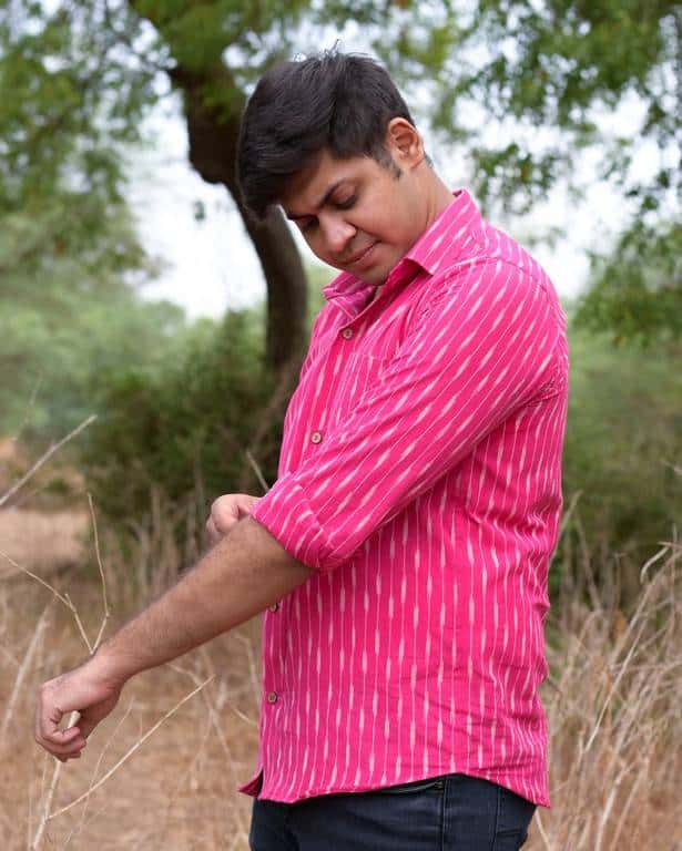 Pink Punch Ikat Shirt