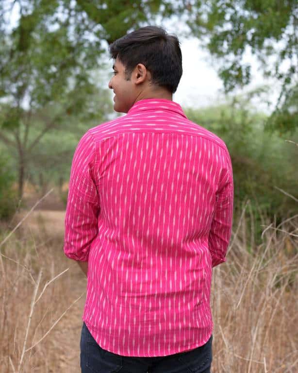 Pink Punch Ikat Shirt