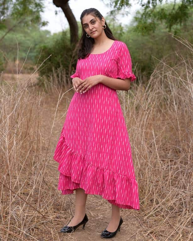 Pink Punch Senorita Ikat Dress