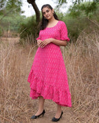 Pink Punch Senorita Ikat Dress