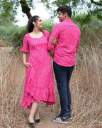 Pink Punch Senorita Ikat Couple