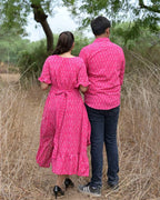 Pink Punch Senorita Ikat Couple