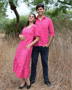 Pink Punch Senorita Ikat Couple