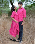 Pink Punch Senorita Ikat Couple