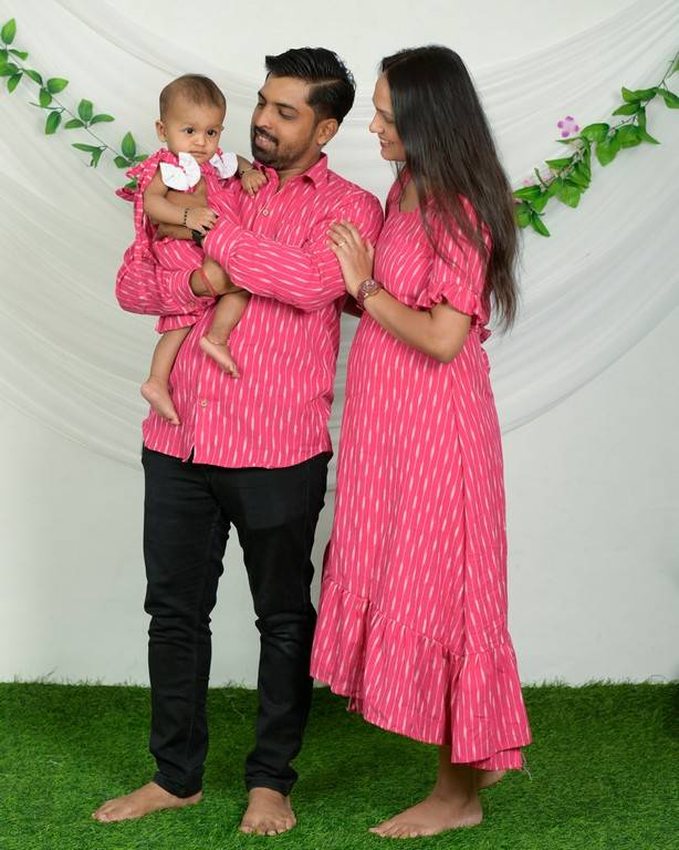 Pink Punch Senorita Ikat Family