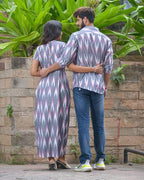 Grey Ikat Family Set