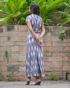 Grey Ikat Dress
