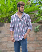Grey Ikat Shirt