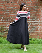 Tribal Black Dress