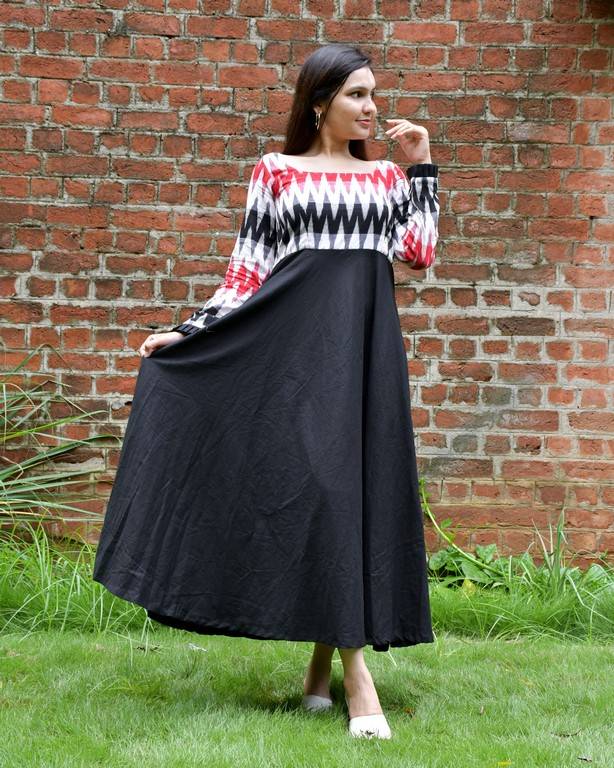 Tribal Black Dress