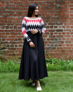 Tribal Black Dress