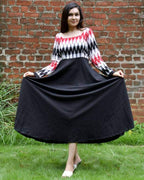 Tribal Black Dress