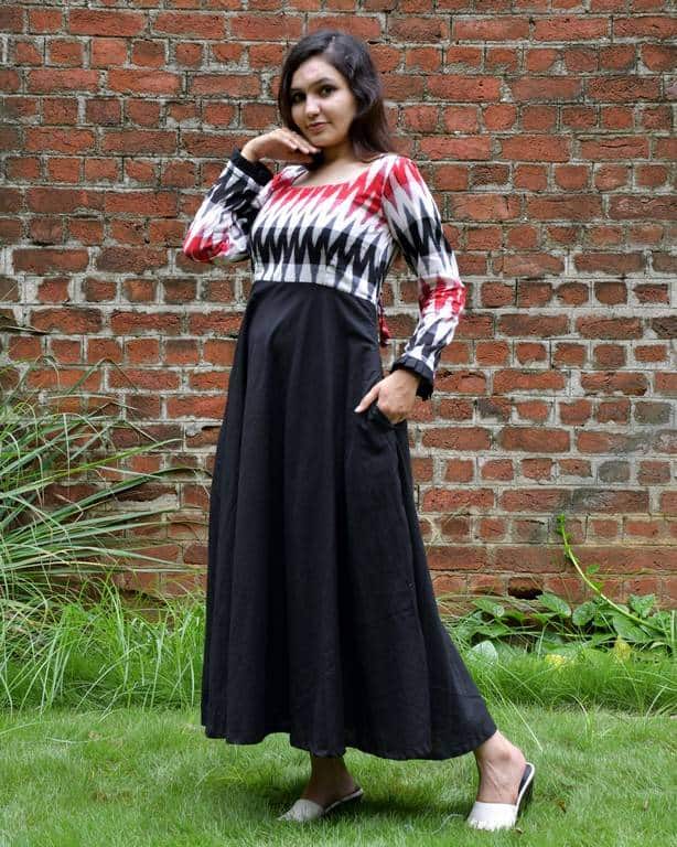 Tribal Black Dress