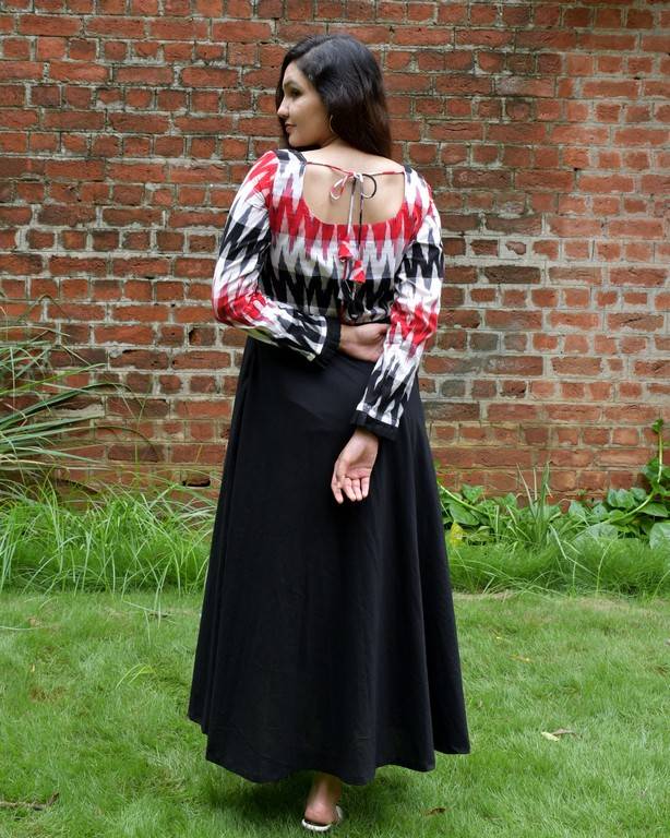 Tribal Black Dress