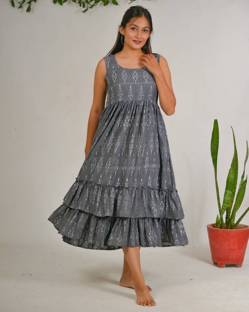 Grey Glam Dress without jacket Main image