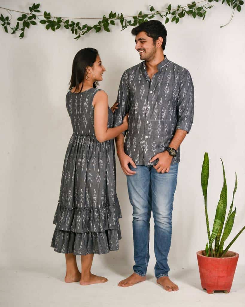 Grey Glam Couple