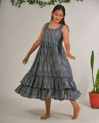 Grey Glam Dress without jacket