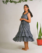 Grey Glam Dress without jacket