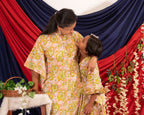 Pearl Floral Kaftan Mother Daughter Twinning