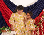 Pearl Floral Kaftan Mother Daughter Twinning
