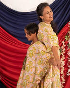 Pearl Floral Kaftan Mother Daughter Twinning