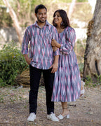 Grey Ikat Tiered Family Set