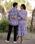 Grey Ikat Tiered Family Set