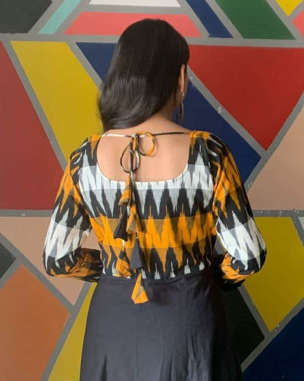 Tribal Black Nursing Dress