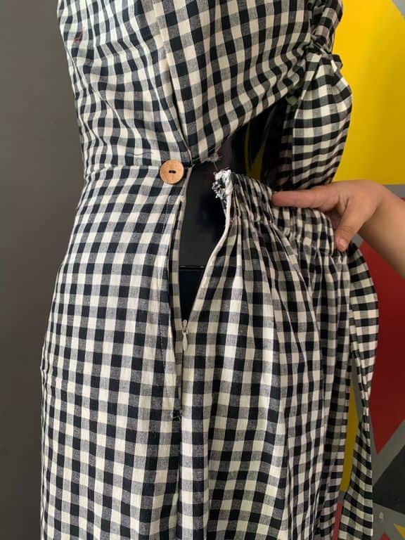 Ikat Checkered Jumpsuit