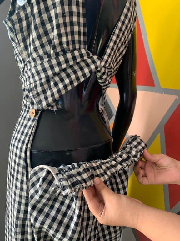 Ikat Checkered Jumpsuit