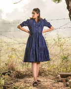 Night Sky Blue Short Dress