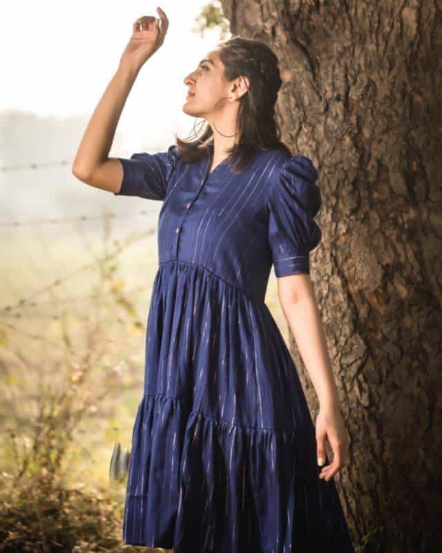 Night Sky Blue Short Dress