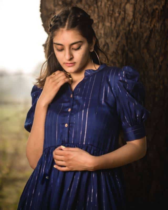 Night Sky Blue Short Dress