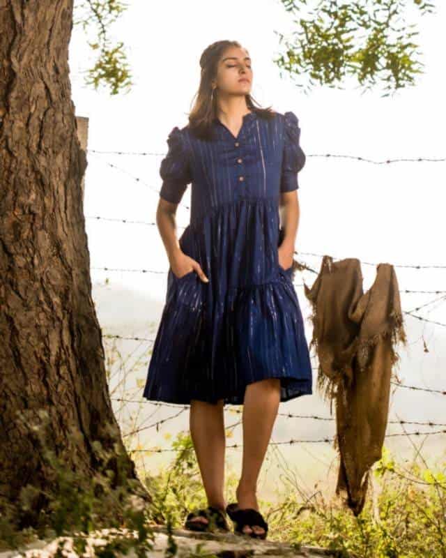 Night Sky Blue Short Dress