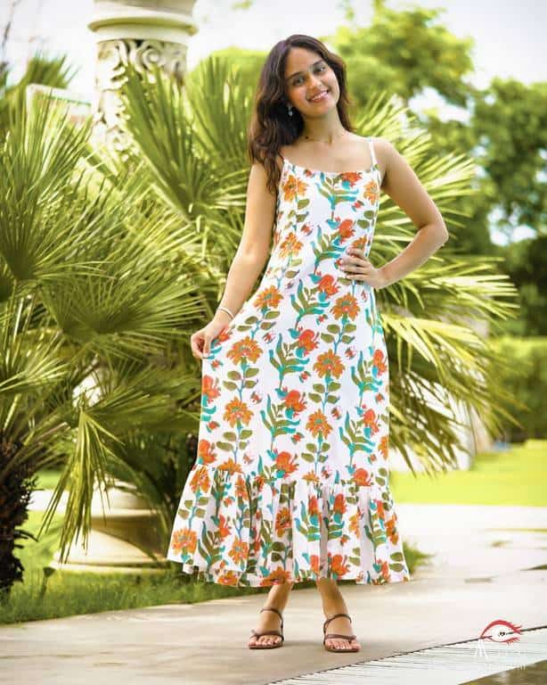 Orchid White Strappy Dress