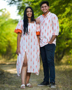 Willow White Ikat Couple