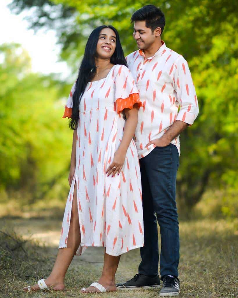 Willow White Ikat Couple Secondary image
