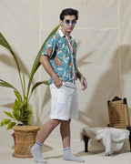 Foliate Floral Pearl Popsicle Shirt