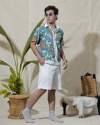 Foliate Floral Pearl Popsicle Shirt