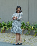 Ikat Checkered Couple Set