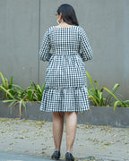 Ikat Checkered Couple Set