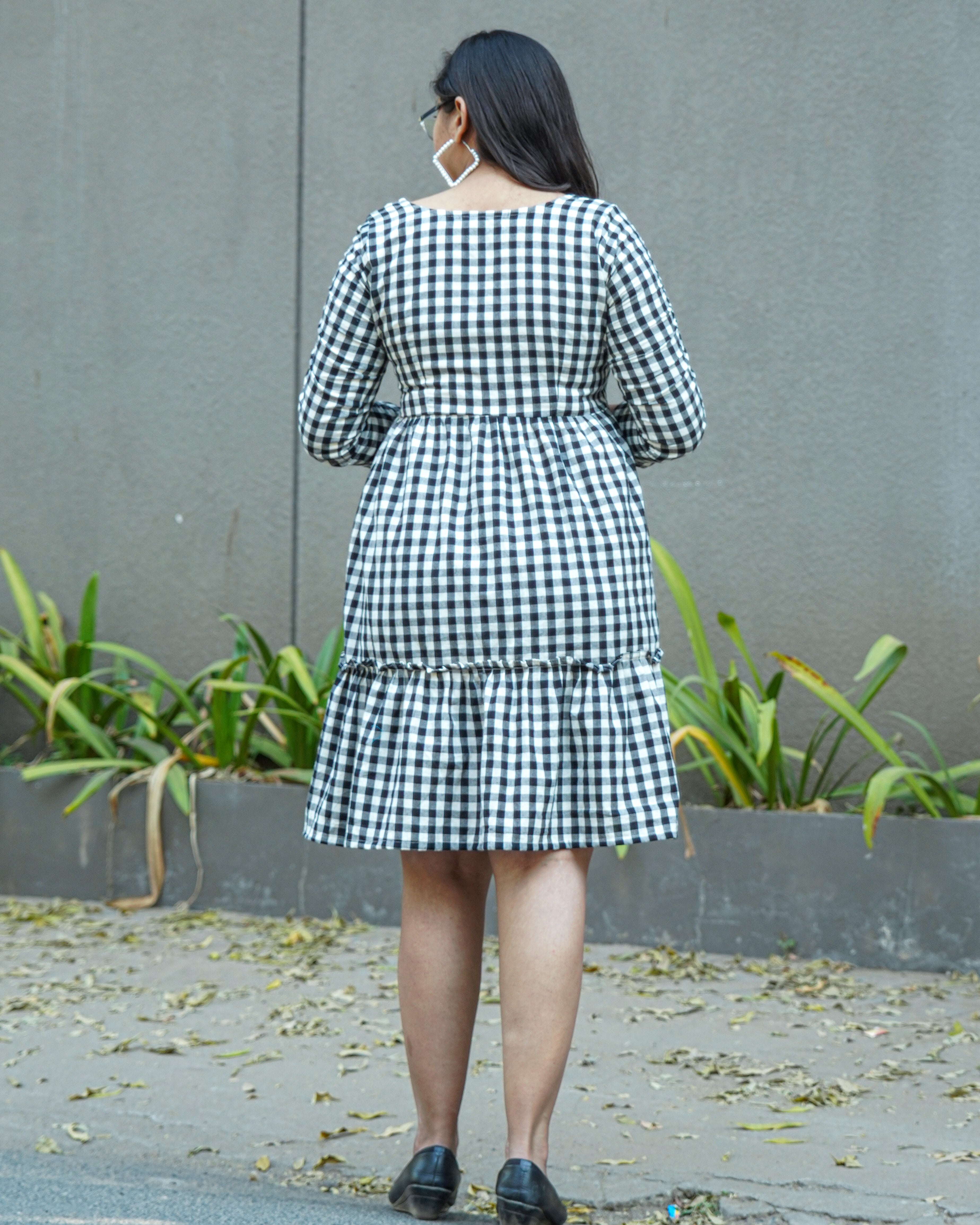 Ikat Checkered Couple Set