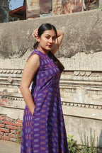 Purple Passion Umbrella Flare Nursing Dress