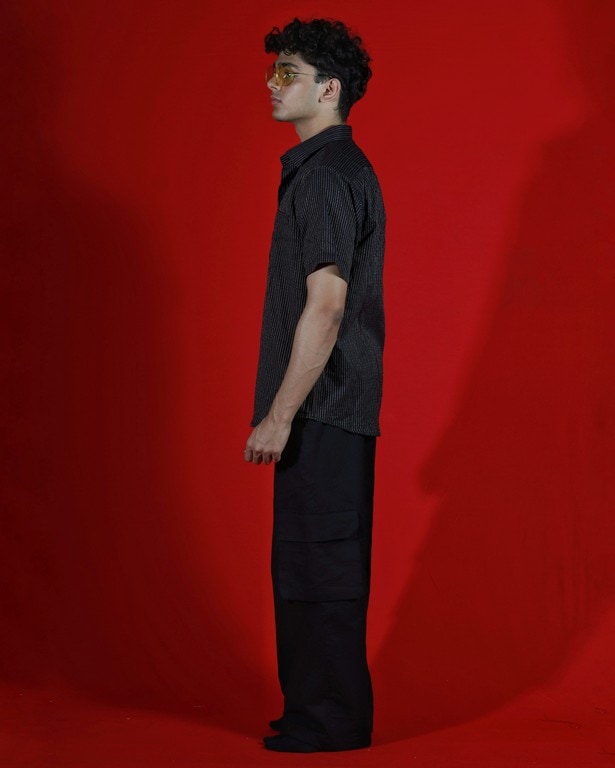 Black Kantha Co-ord set Secondary image
