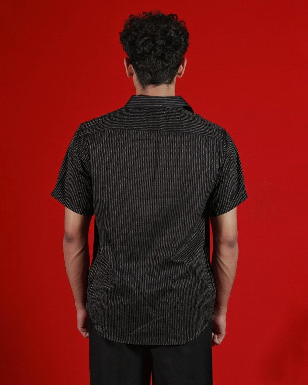 Black Kantha Shirt