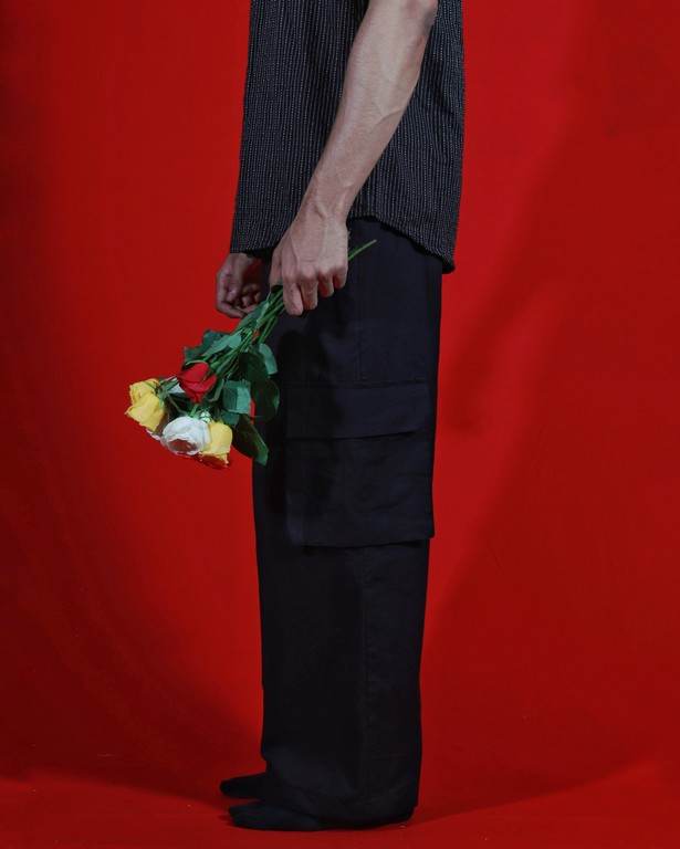 Black Cargo Pant Secondary image