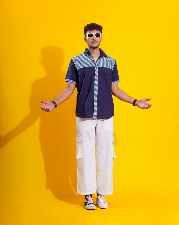 Blue Berry Stripes Shirt Secondary image