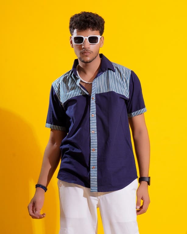 Blue Berry Stripes Shirt