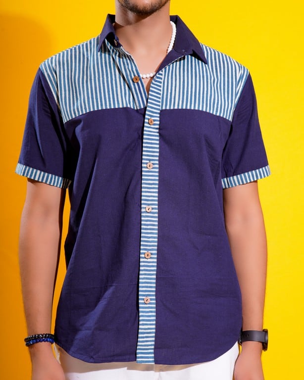 Blue Berry Stripes Shirt