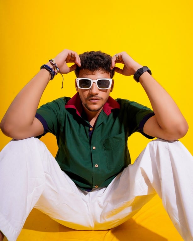 Bottle Green Contrast Shirt